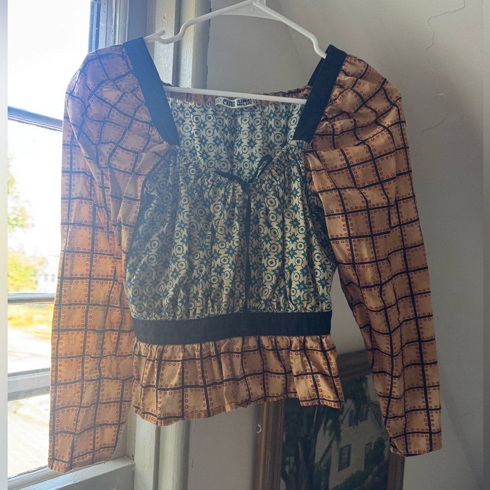 Ciao Lucia print top